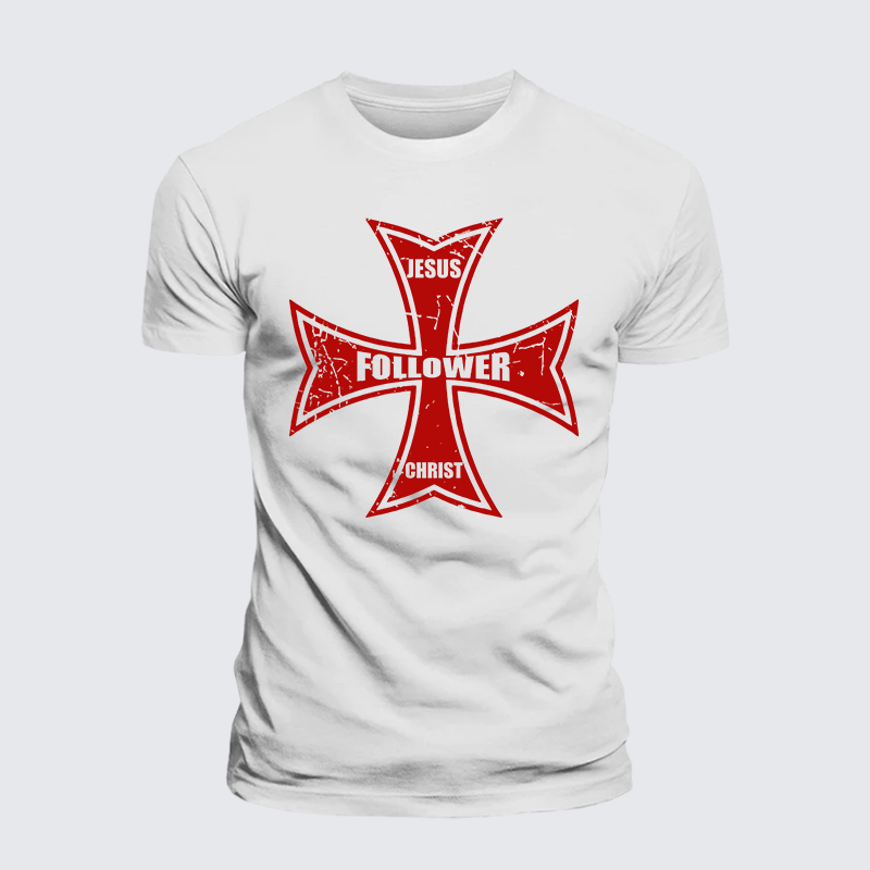 [Copy]Alpha and Omega Jesus God Christian Premium Mercerized Cotton Tee