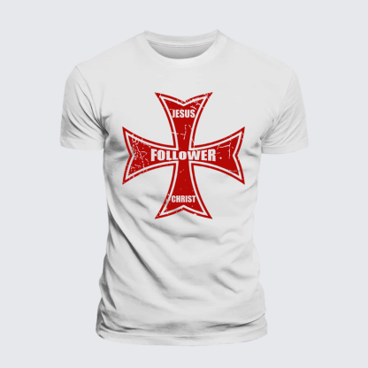 [Copy]Alpha and Omega Jesus God Christian Premium Mercerized Cotton Tee