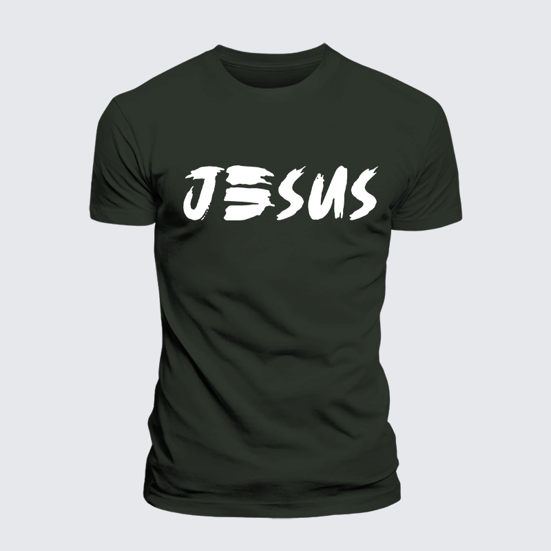 Jesus God Christian Premium Mercerized Cotton Tee