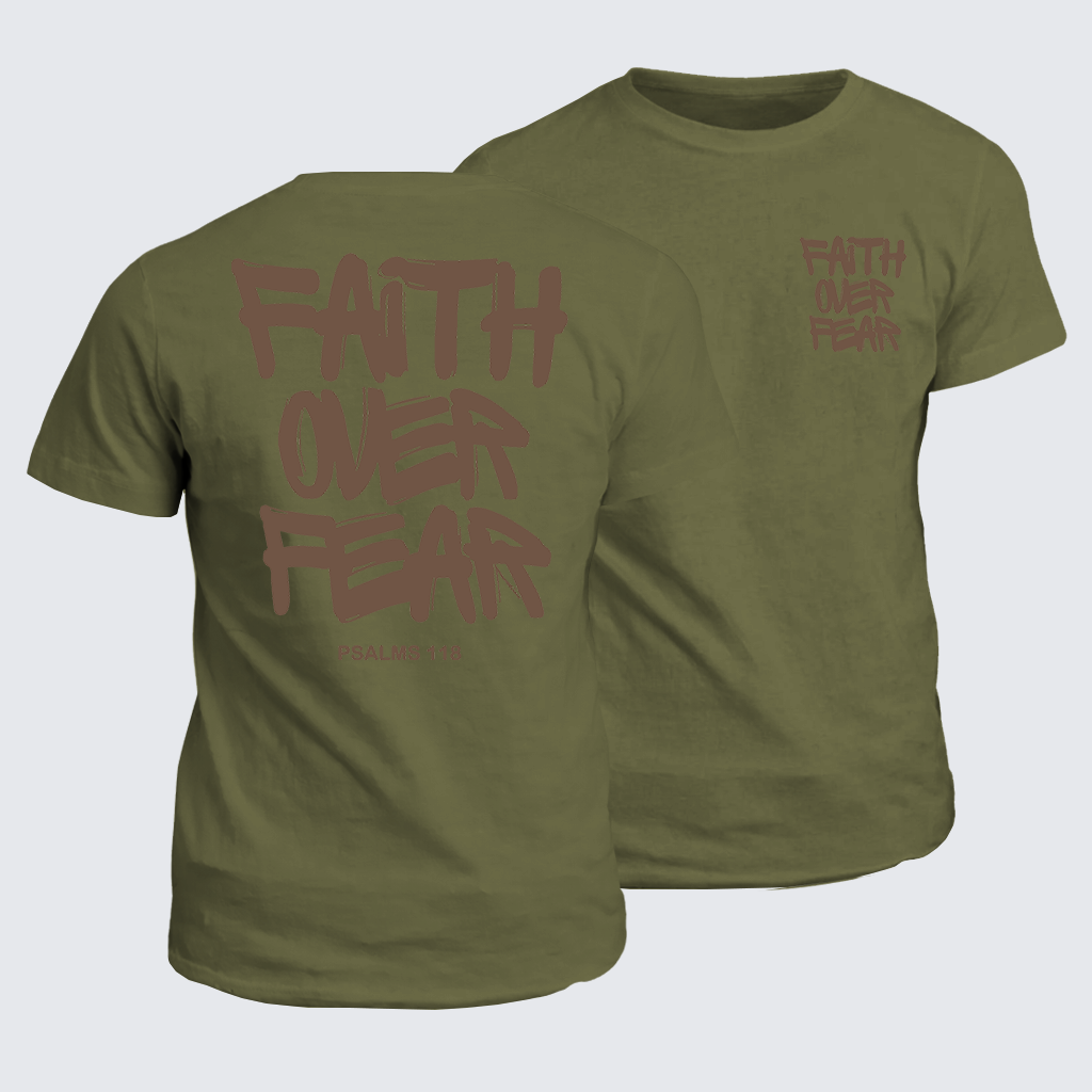 Give Glory To The King Jesus God Christian Cotton T-Shirt