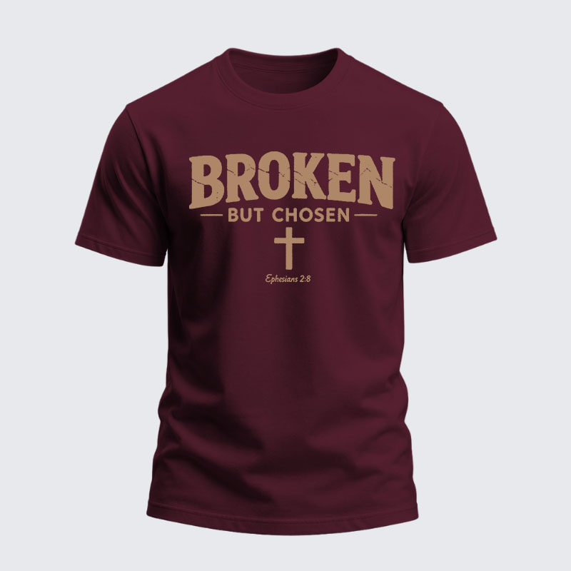 Heavyweight Cotton Tee - Broken But Chosen