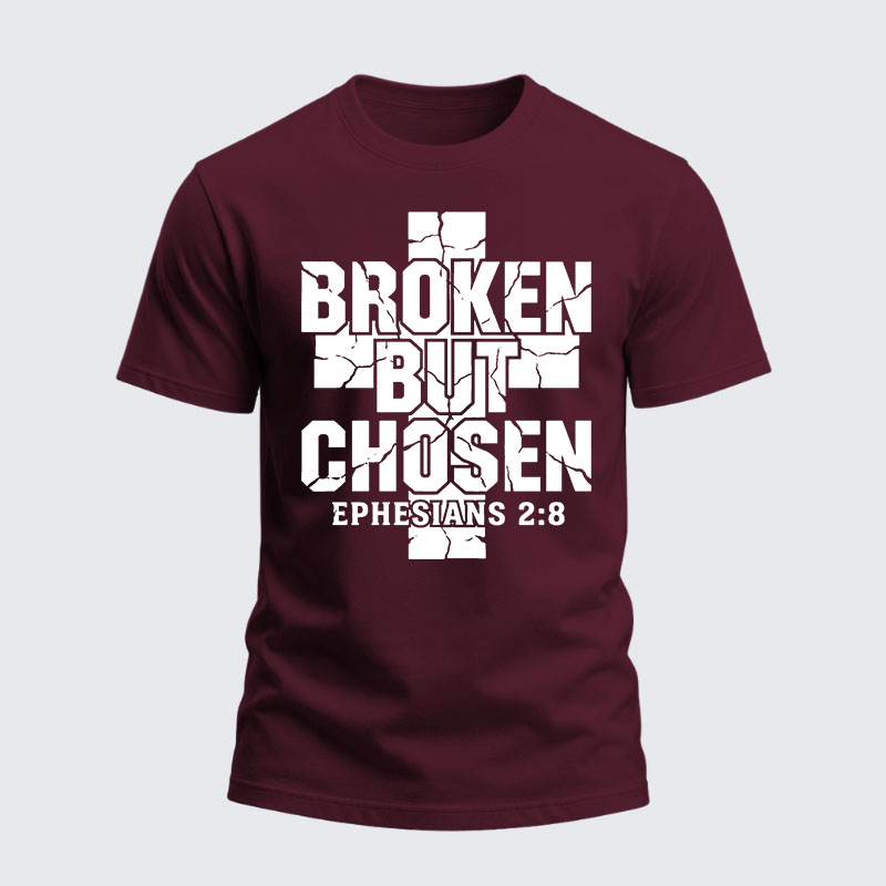Heavyweight Cotton Tee - Broken But Chosen