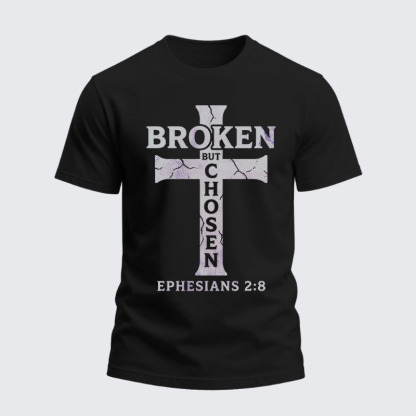 Heavyweight Cotton Tee - Broken But Chosen