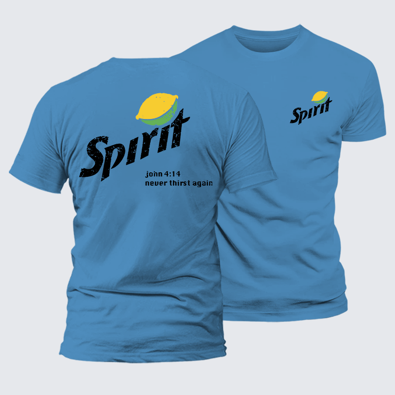 Spirit Jesus God Christian Premium Mercerized Cotton Tee