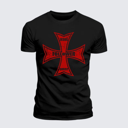 [Copy]Alpha and Omega Jesus God Christian Premium Mercerized Cotton Tee