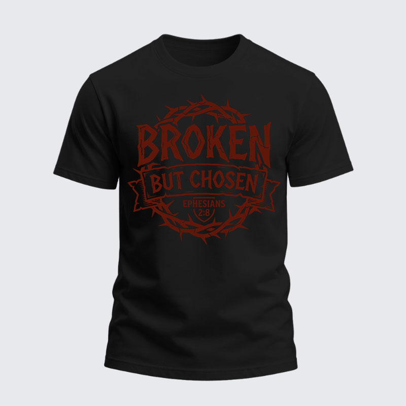 Heavyweight Cotton Tee - Broken But Chosen