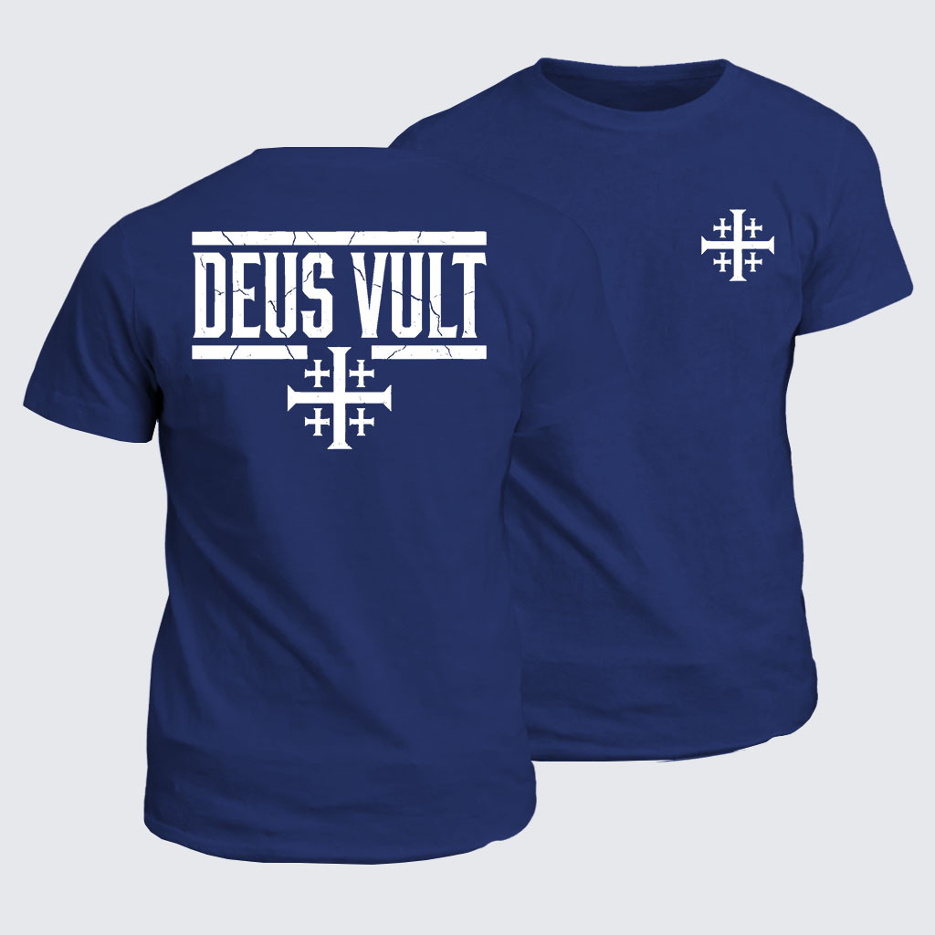 Classic Cotton Tee -  Deus Vult