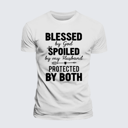 God Bless Jesus God Christian Premium Mercerized Cotton Tee