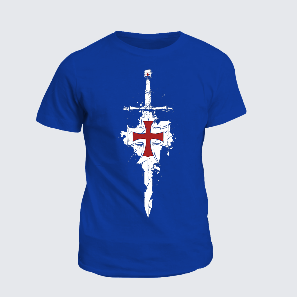Holy Shield Jesus God Christian Cotton T-Shirt
