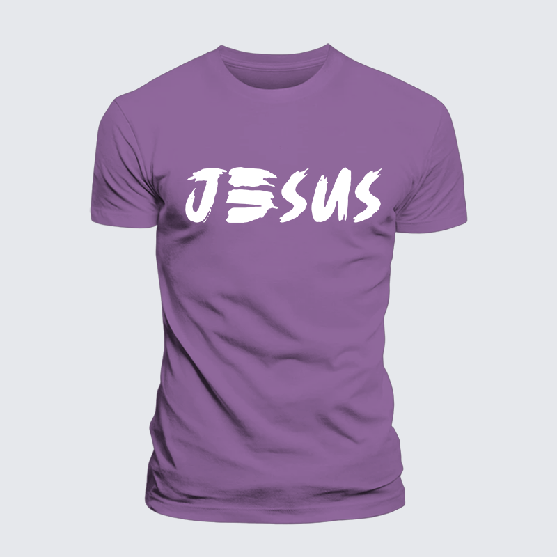 Jesus God Christian Premium Mercerized Cotton Tee