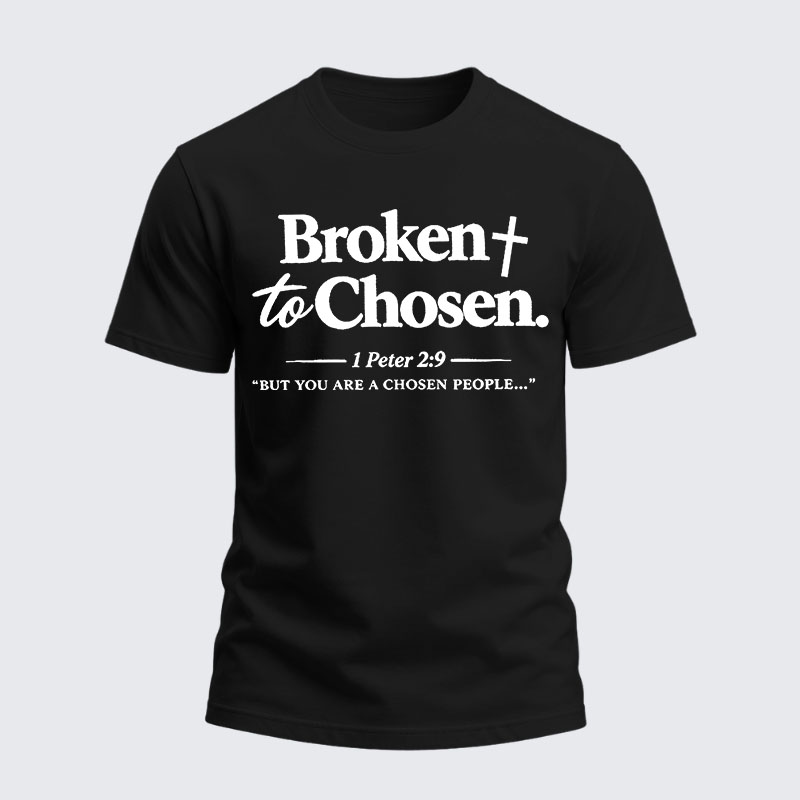 [Copy]Heavyweight Cotton Tee - Broken But Chosen
