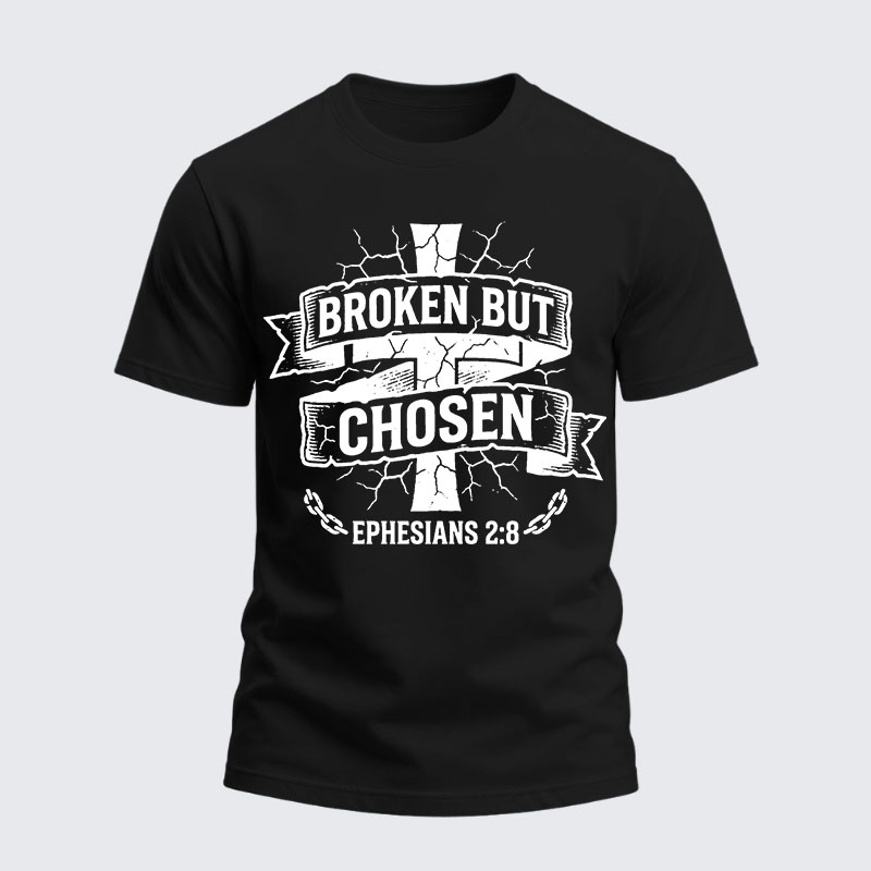 Heavyweight Cotton Tee - Broken But Chosen