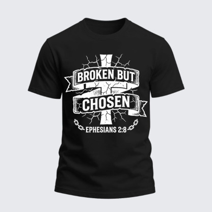 Heavyweight Cotton Tee - Broken But Chosen