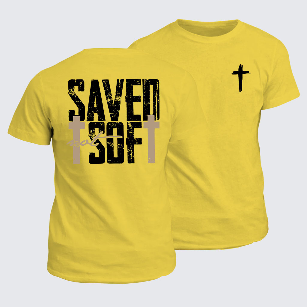 Classic Cotton Tee -  Saved Not Soft 