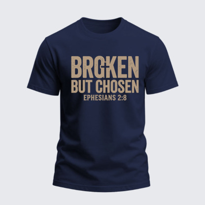 Heavyweight Cotton Tee - Broken But Chosen