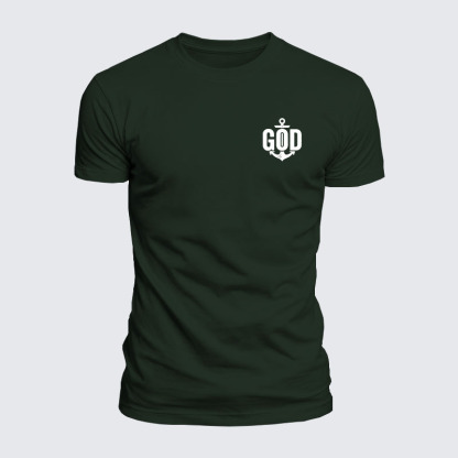 Luxe Mercerized Cotton Tee - God Faith