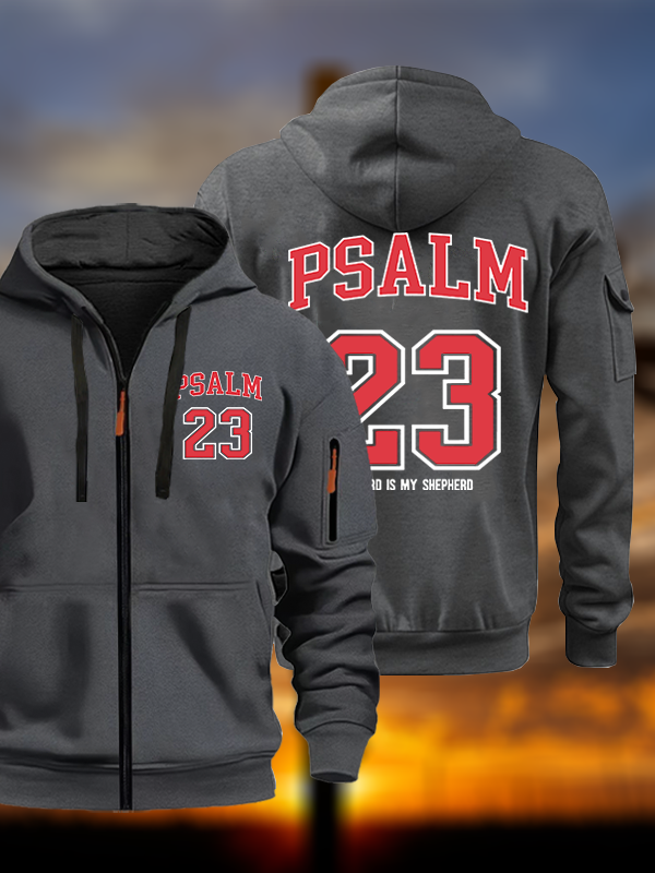 Psalm 23 Jesus God Christian Zipper Hoodies