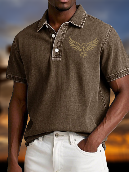 [Copy]Not Perfect Just Forgiven Religious Vintage Short Sleeve Polo Shirt