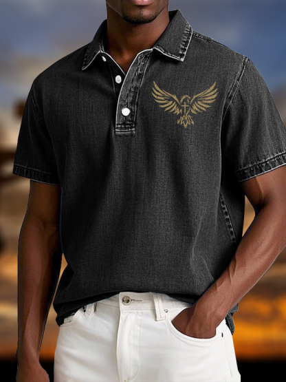 [Copy]Not Perfect Just Forgiven Religious Vintage Short Sleeve Polo Shirt