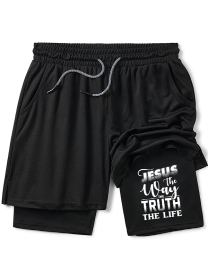 Jesus The Way The Truth The Life Christian Performance Shorts