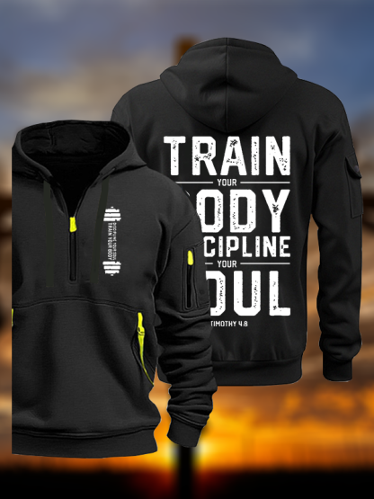Train Your Body Jesus God Christian Zipper Hoodies