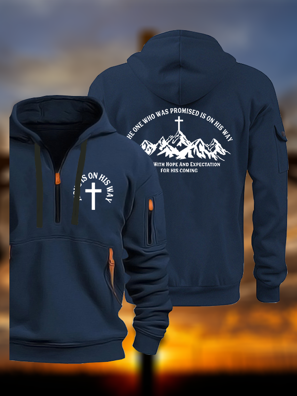 Jesus Is On His Way Jesus God Christian Zipper Hoodies