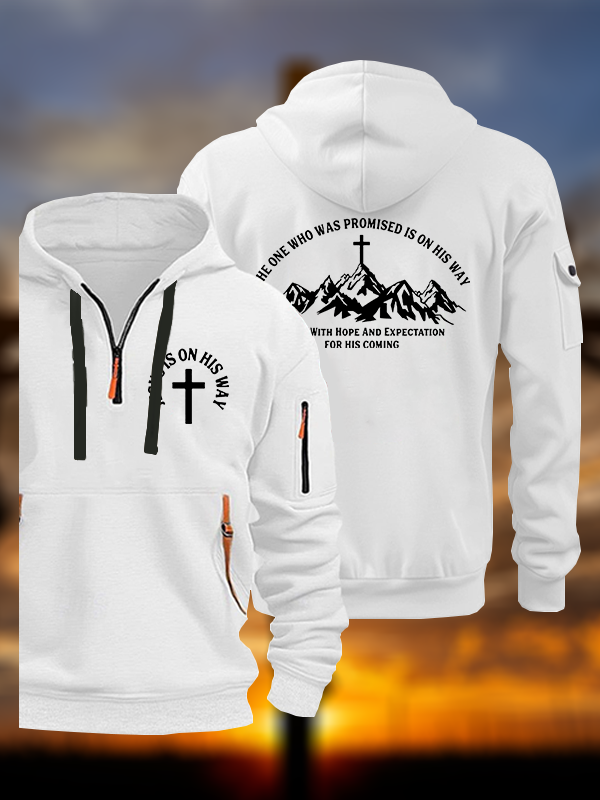 Jesus Is On His Way Jesus God Christian Zipper Hoodies