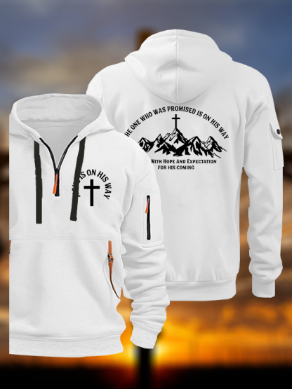 Jesus Is On His Way Jesus God Christian Zipper Hoodies