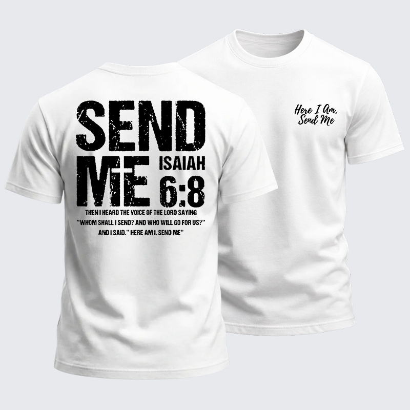 Heavyweight Cotton Tee - Send Me