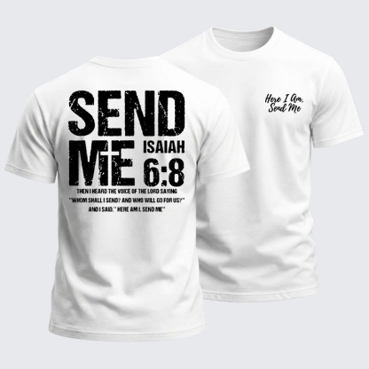Heavyweight Cotton Tee - Send Me