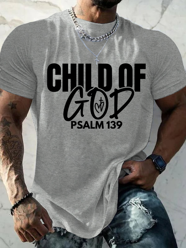 Child Of God Jesus God Christian Cotton T-Shirt