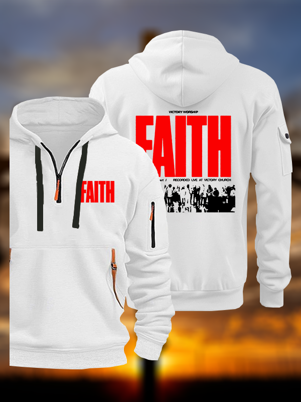 Faith Jesus God Christian Zipper Hoodies
