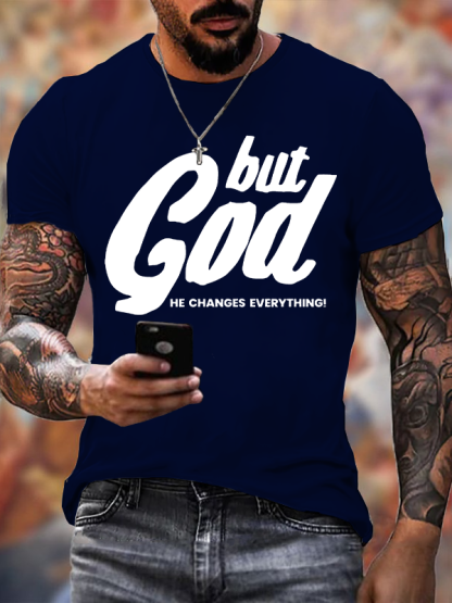 But God Jesus God Christian Cotton T-Shirt
