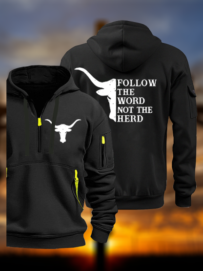 Follow The Word Jesus God Christian Zipper Hoodies