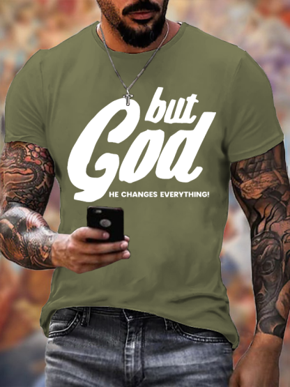 But God Jesus God Christian Cotton T-Shirt