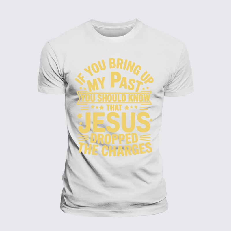 Jesus Dropped Jesus God Christian Premium Mercerized Cotton Tee