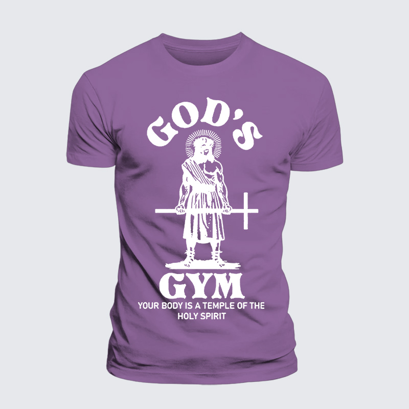 Your Body Is A Temple Of The Holy Spirit Jesus God Christian Premium Mercerized Cotton Tee