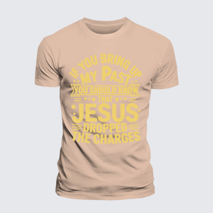Jesus Dropped Jesus God Christian Premium Mercerized Cotton Tee
