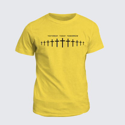 Classic Cotton Tee - Yesterday Today Tomorrow