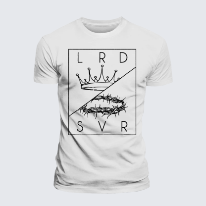 Lord Savior Jesus God Christian Premium Mercerized Cotton Tee