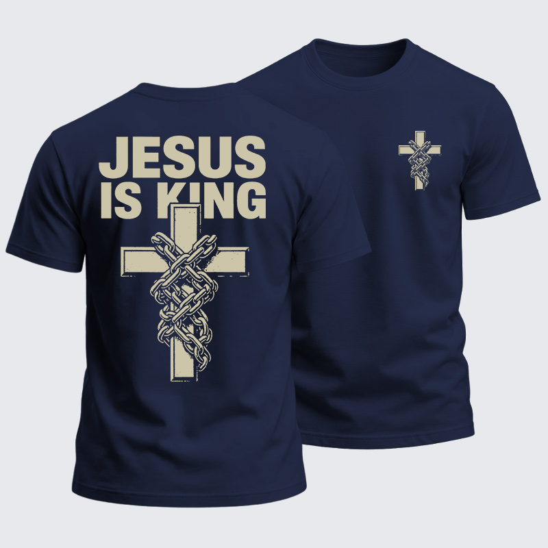 Heavyweight Cotton Tee - Jesus Is King