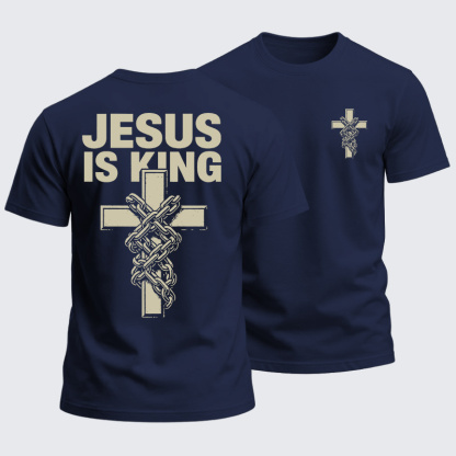Heavyweight Cotton Tee - Jesus Is King