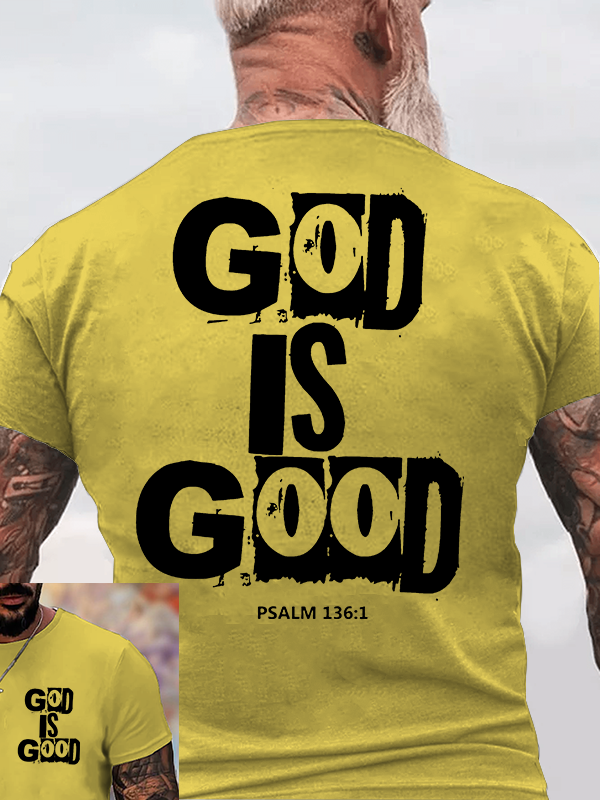 God Is Good Jesus God Christian Cotton T-Shirt
