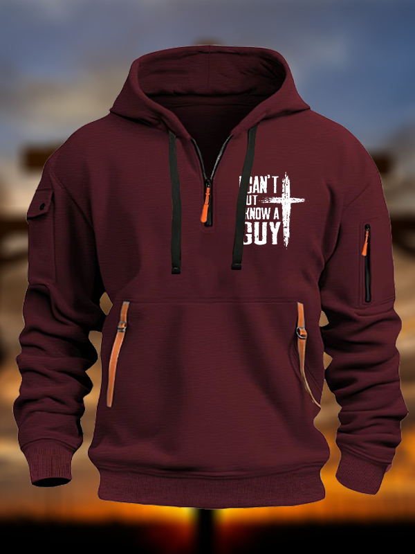 I Can't But I Know A Guy Jesus God Christian Zipper Hoodies
