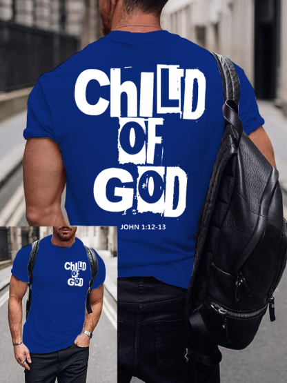 Child Of God Jesus God Christian Cotton T-Shirt