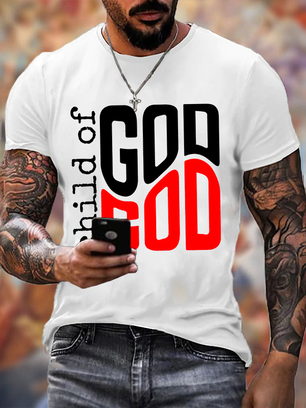 Child Of God Jesus God Christian Cotton T-Shirt