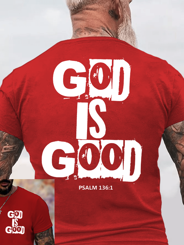 God Is Good Jesus God Christian Cotton T-Shirt