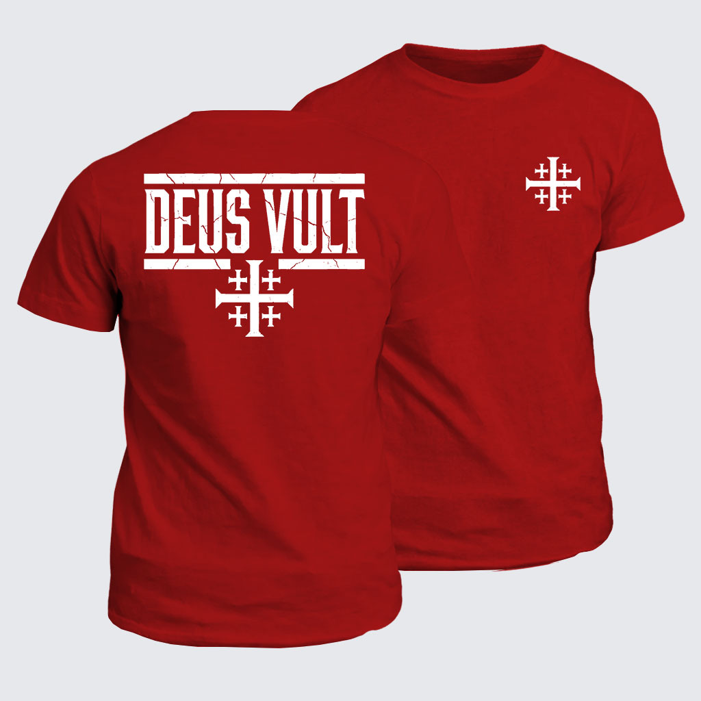 Classic Cotton Tee -  Deus Vult
