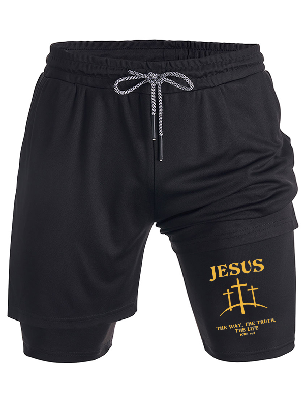 Jesus The Way The Truth The Life Christian Performance Shorts