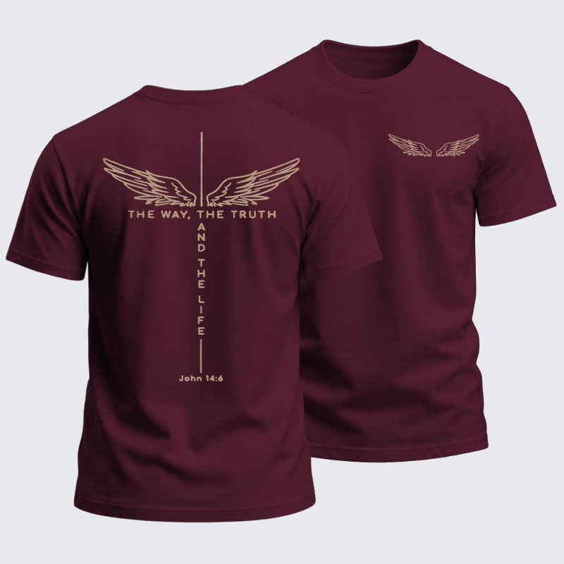 Heavyweight Cotton Tee - The Way The Truth The Life